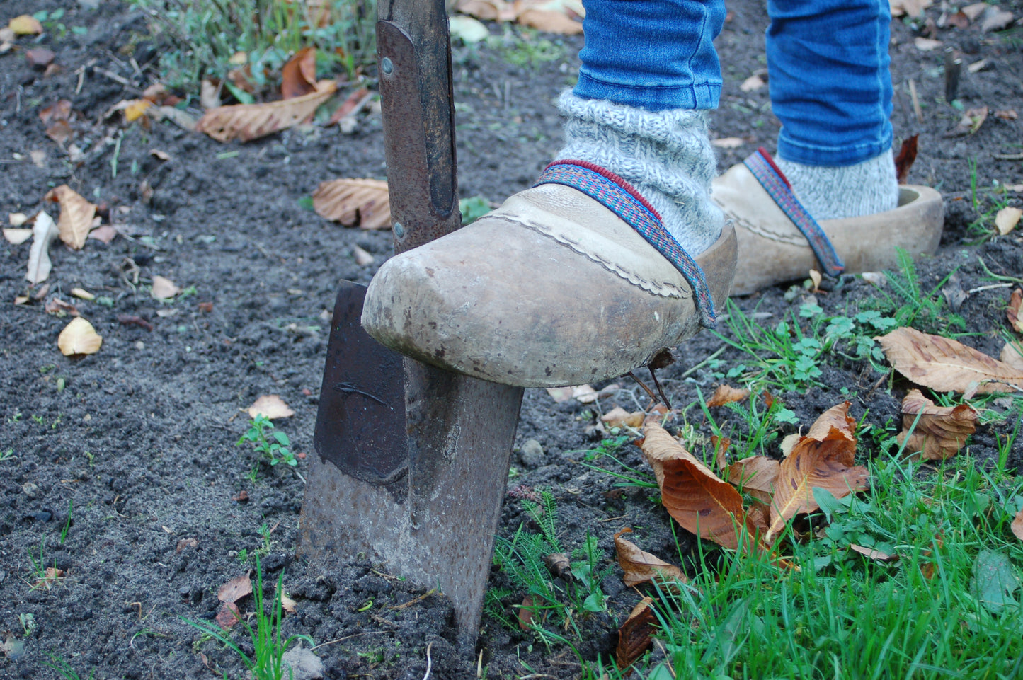 Holzschuhe Gartentraum